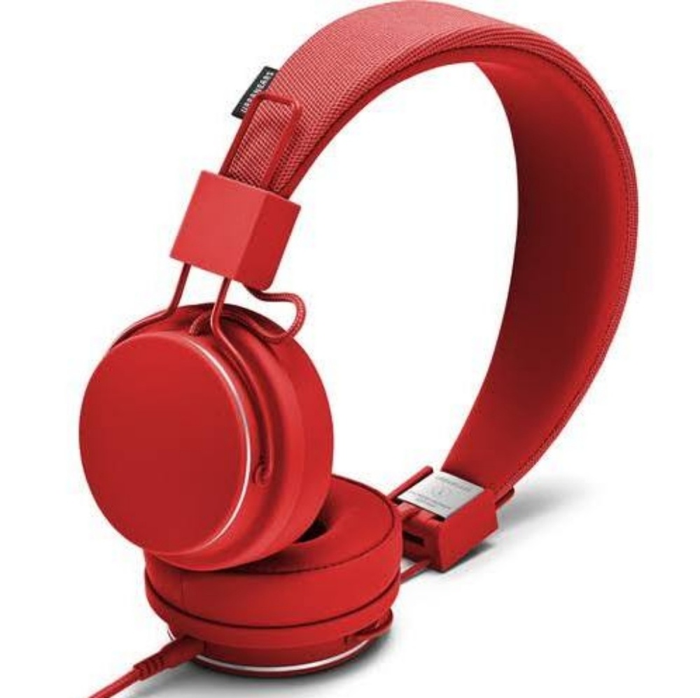 Two Urbanears Plattan ll Tomato color headphones